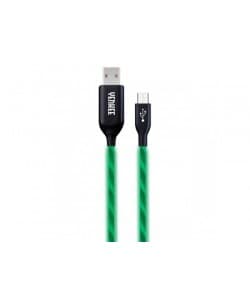 KABELL KARIKIMI LED USB MICRO 1 M YCU 231 GN GREEN