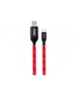 KABELL KARIKIMI LED USB MICRO 1 M YCU 231 RD RED