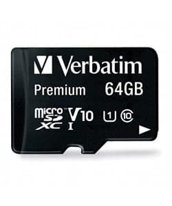 KARTE MEMORIE VERBATIM MICRO SDXC 64GB