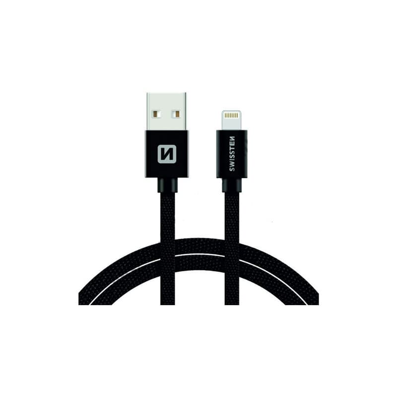 KABELL SWISSTEN LIGHT 1.2M Black