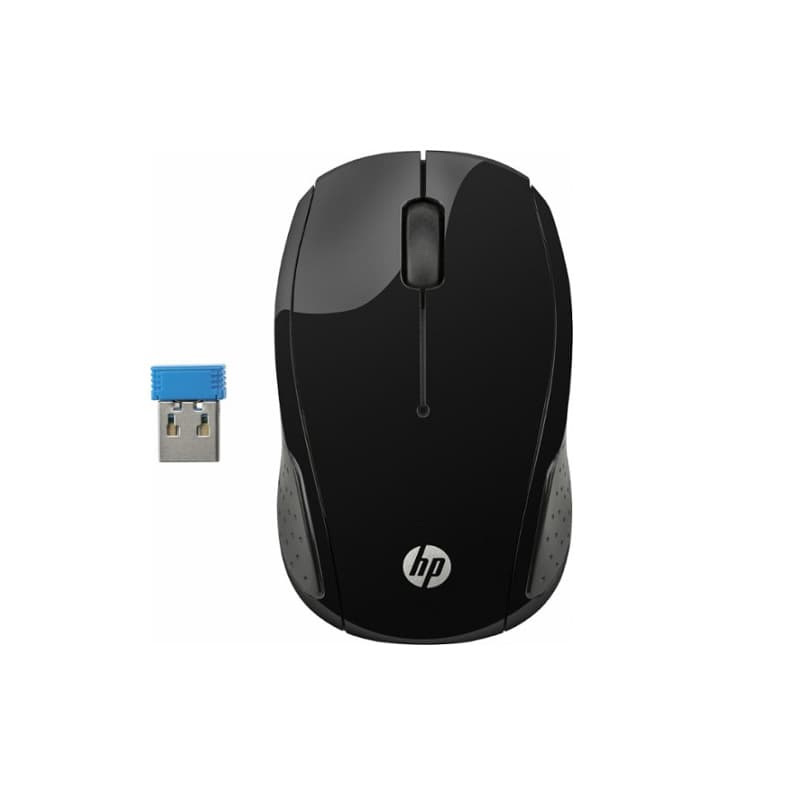 MOUSE HP OPTICAL WIRELESS 200 BLACK