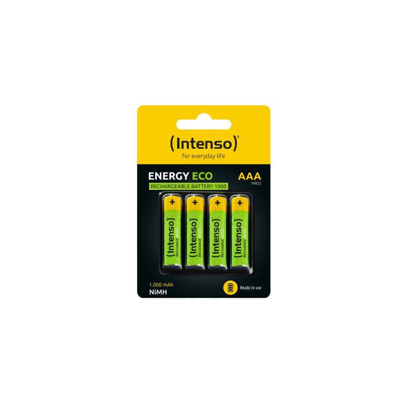 BATERI INTENSO RECHARG AAA HR03 1000 mAH 4CP