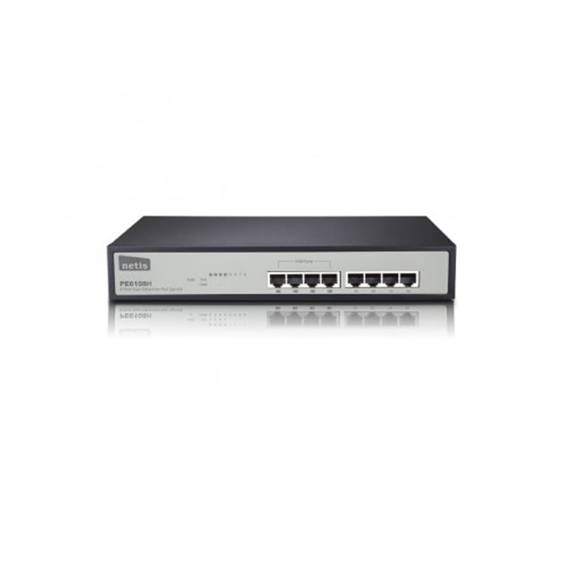 SWITCH NETIS 8 PORTS 4*POE 17W