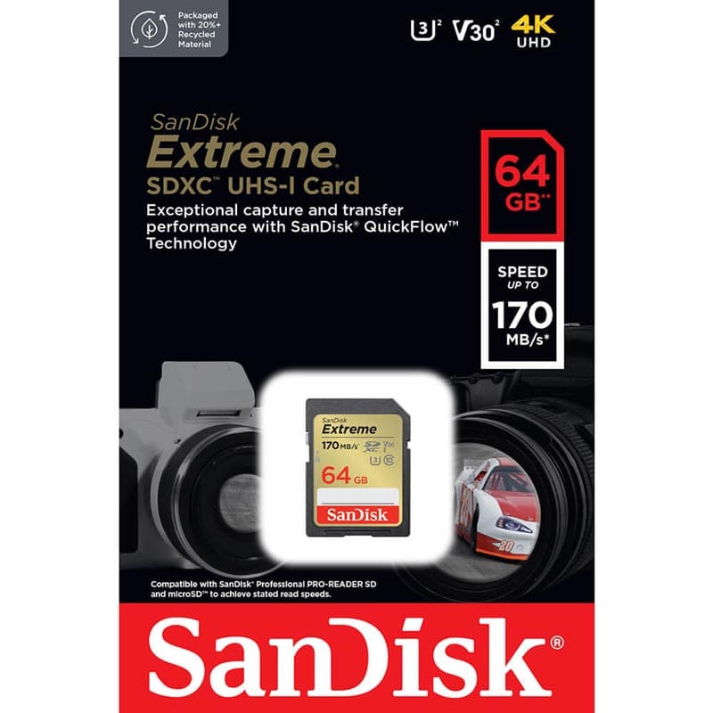 SanDisk Extreme SDSDXV2-064G-GNCIN