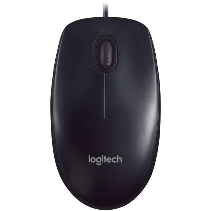 MOUSE LOGITECH M90 WIRED USB BLACK