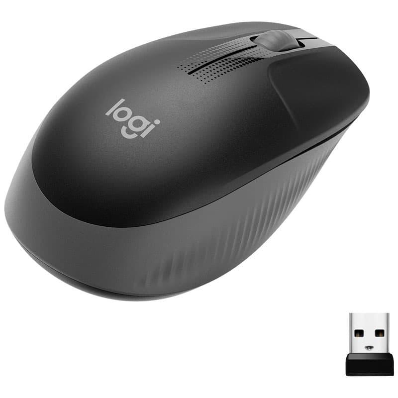 MOUSE LOGITECH M190 WIRELESS CHARCOAL