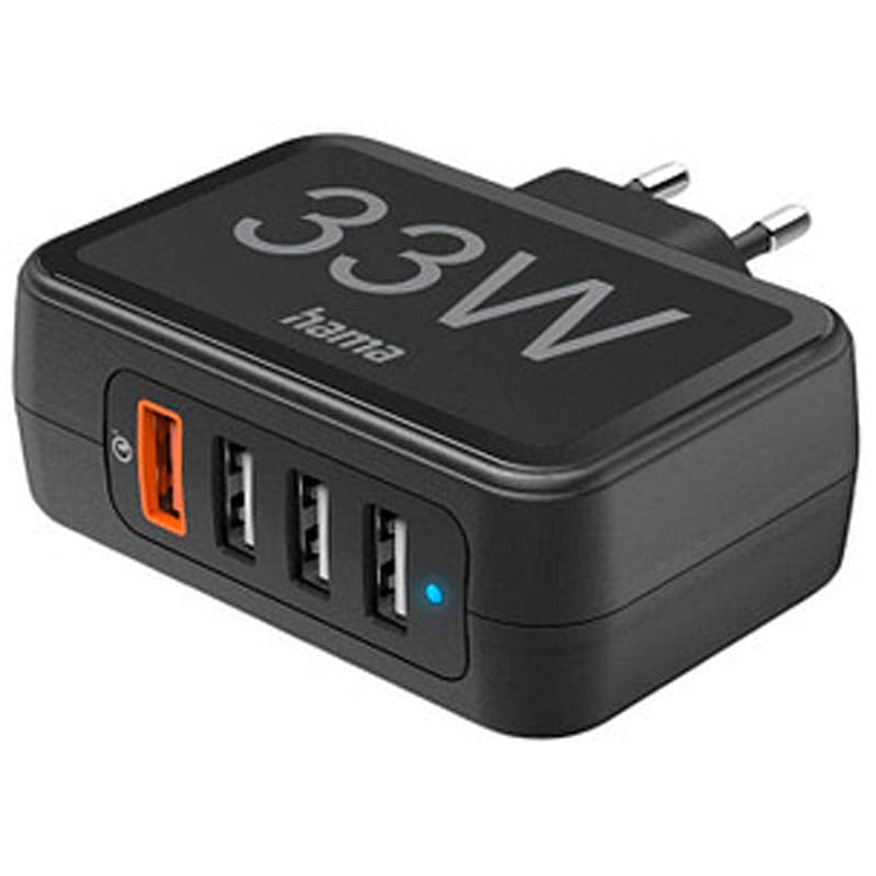 KARIKUES QUALCOMM 3.0 4xUSB-A 33W BLACK 201629