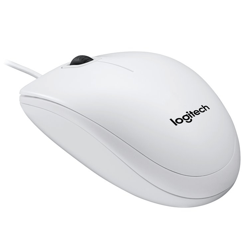 MOUSE B100 OPTICAL USB MOUSE WHITE