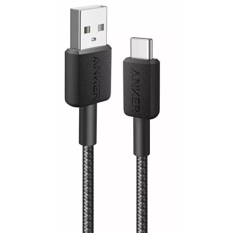 KABELL ANKER USB-A - USB-C BLACK