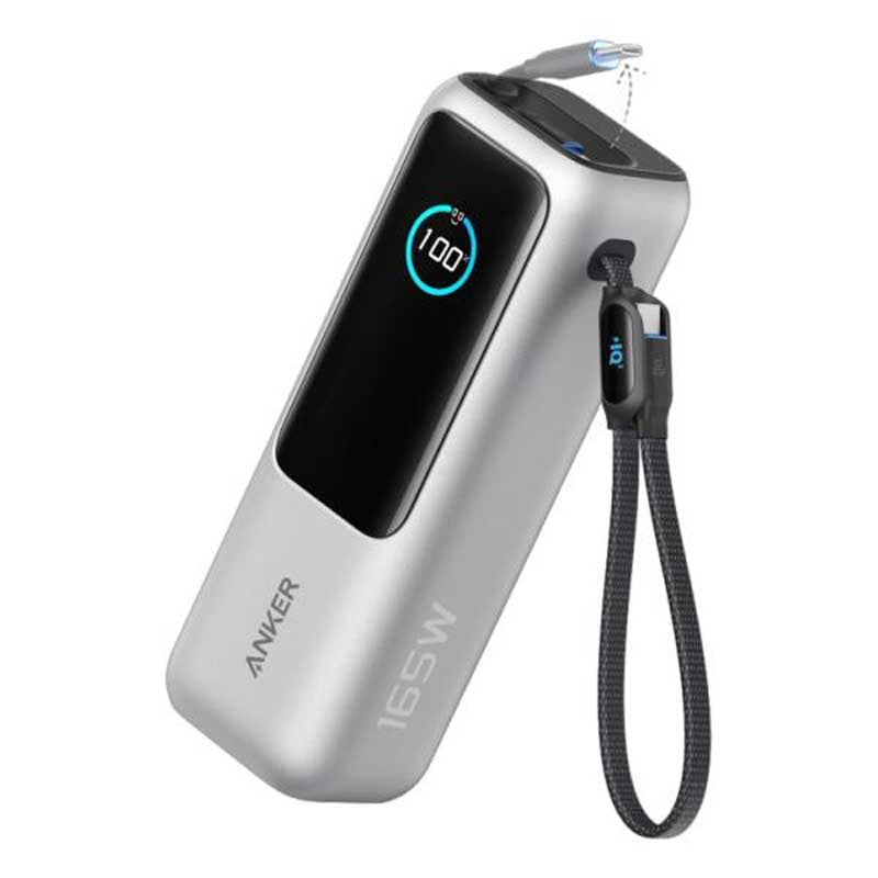 POWERBANK ANKER 25K 165W KABELL USB-C