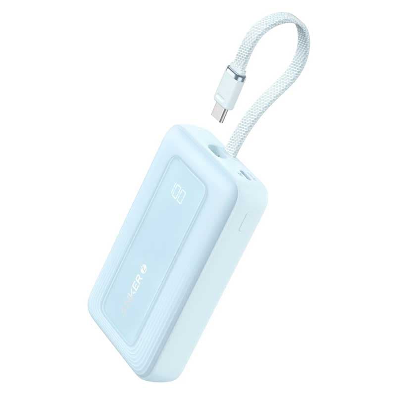 POWERBANK ANKER 10K 30W + KABELL USB-C BLUE