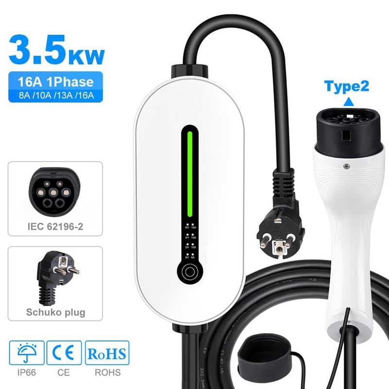 PORTABLE EV CHARGER TYPE2 (EUROPE)