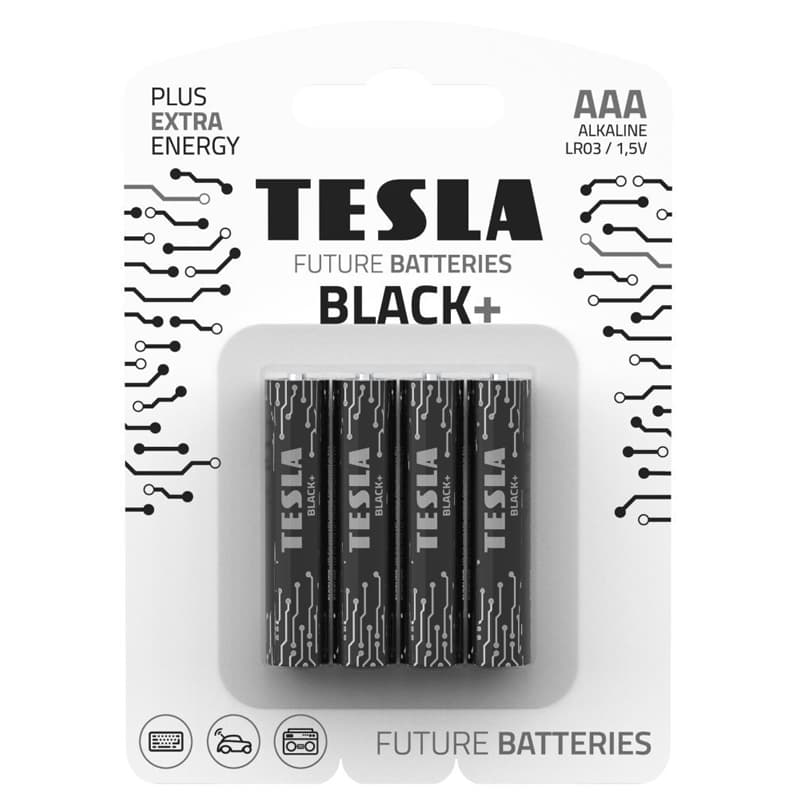 BATERI TESLA?AAA BLACK?*4