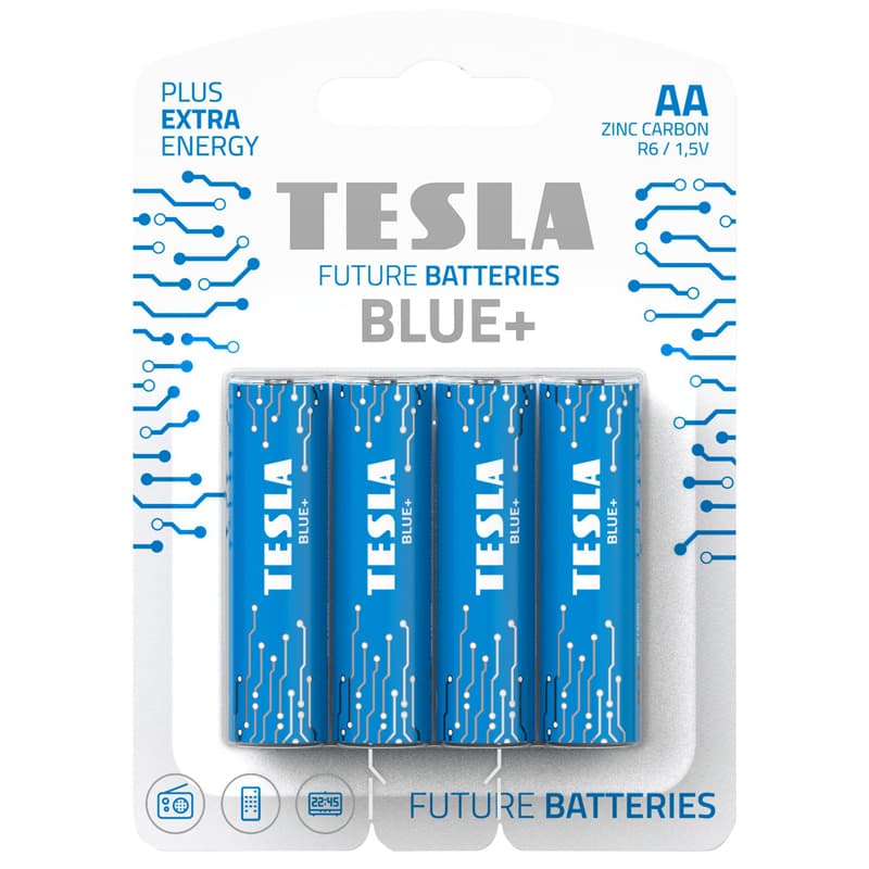 BATERI TESLA AA BLUE *4
