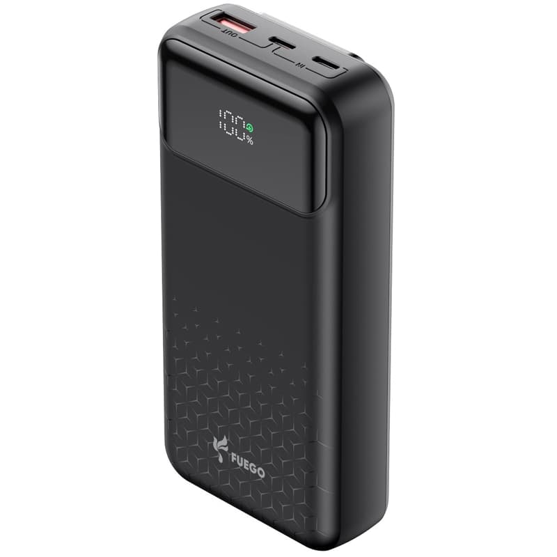 POWERBANK FUEGO 20.000mAh 103 BLACK