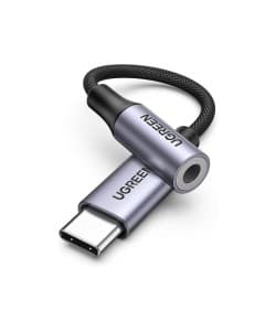 KABELL KARIKIMI UGREEN USB-C TO 3.5 MM, SPACE GRAY