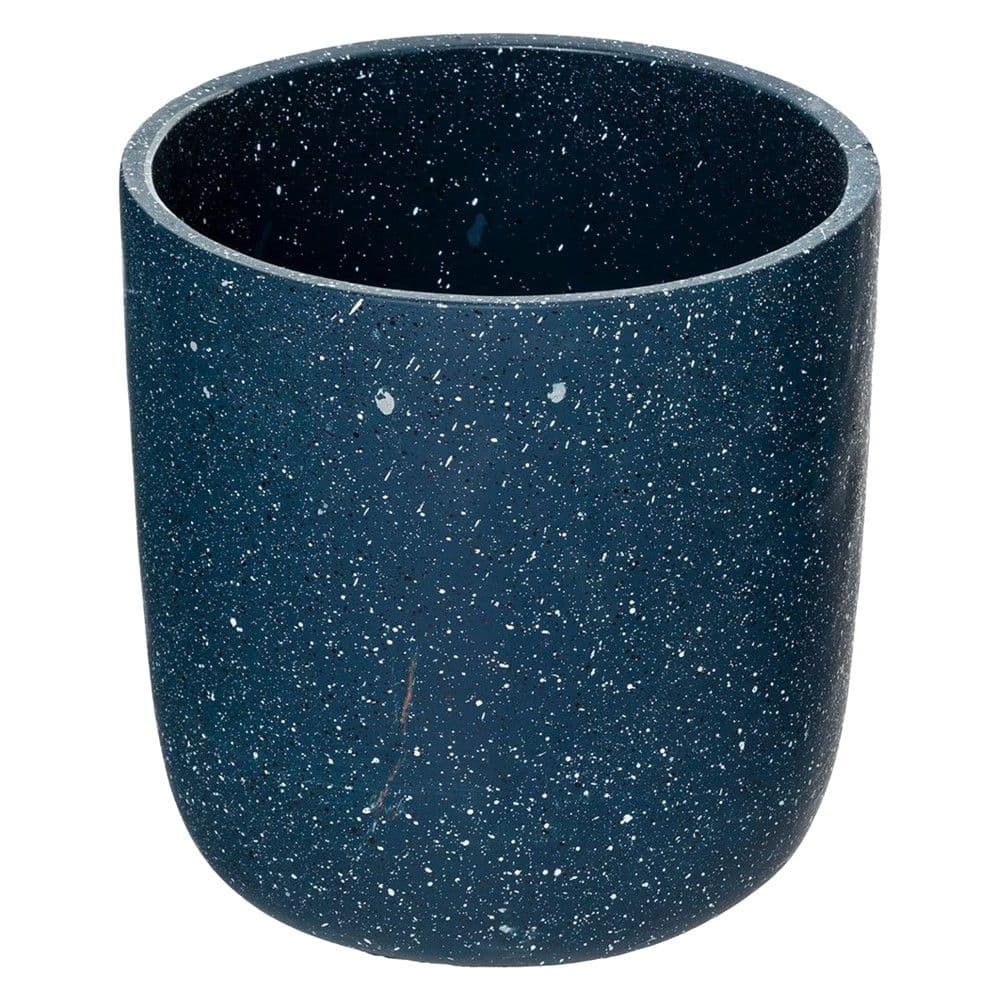 Vazo lulesh, M, çimento, blu, Ø25xH25 cm