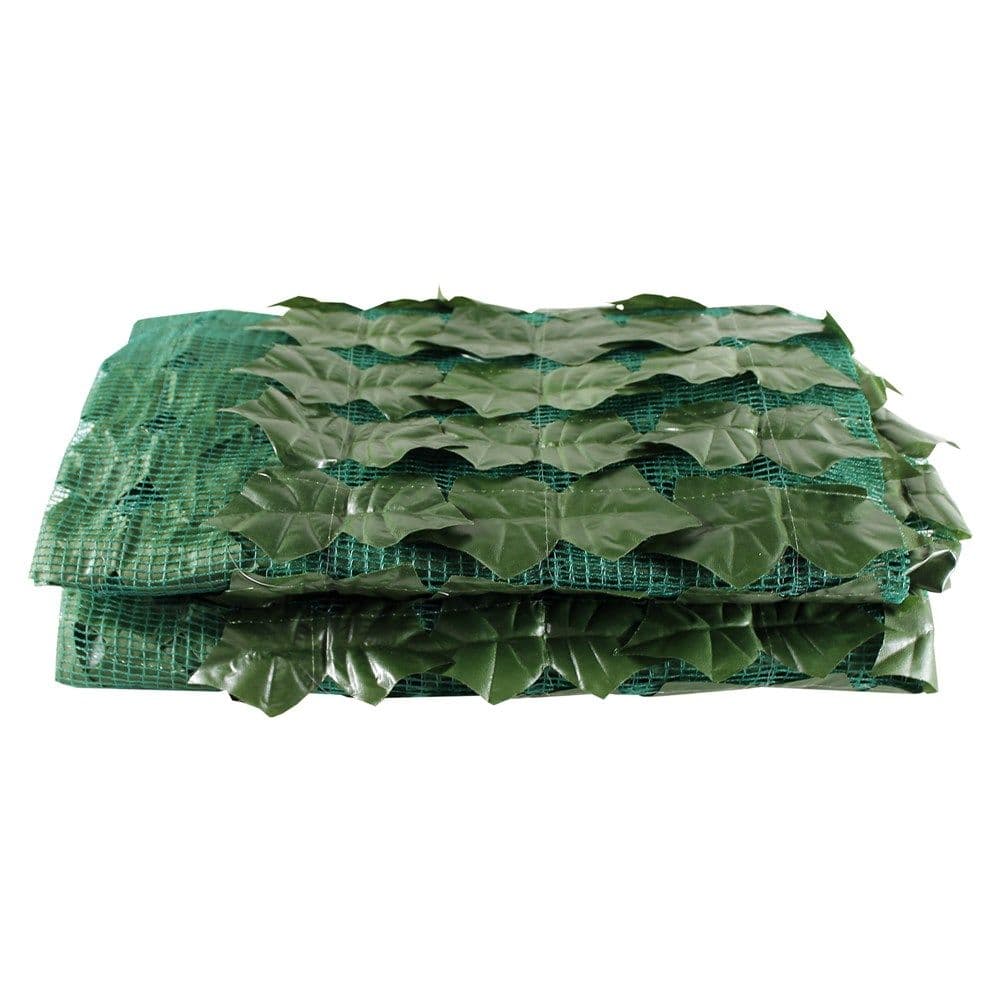 Gardh me gjethe artificiale, Brixo Ivy, 100x300 cm, 145 gr/m², 440 gjethe/m², ngjyra jeshile