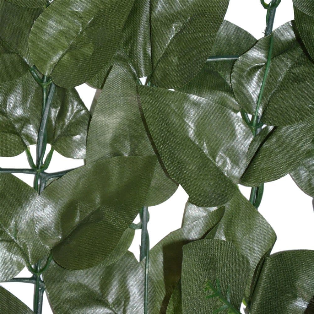 Gardh me gjethe artificiale, Evergreen Laurel, 150x300 cm, 556 gr/m², 648 gjethe/m², ngjyra jeshile