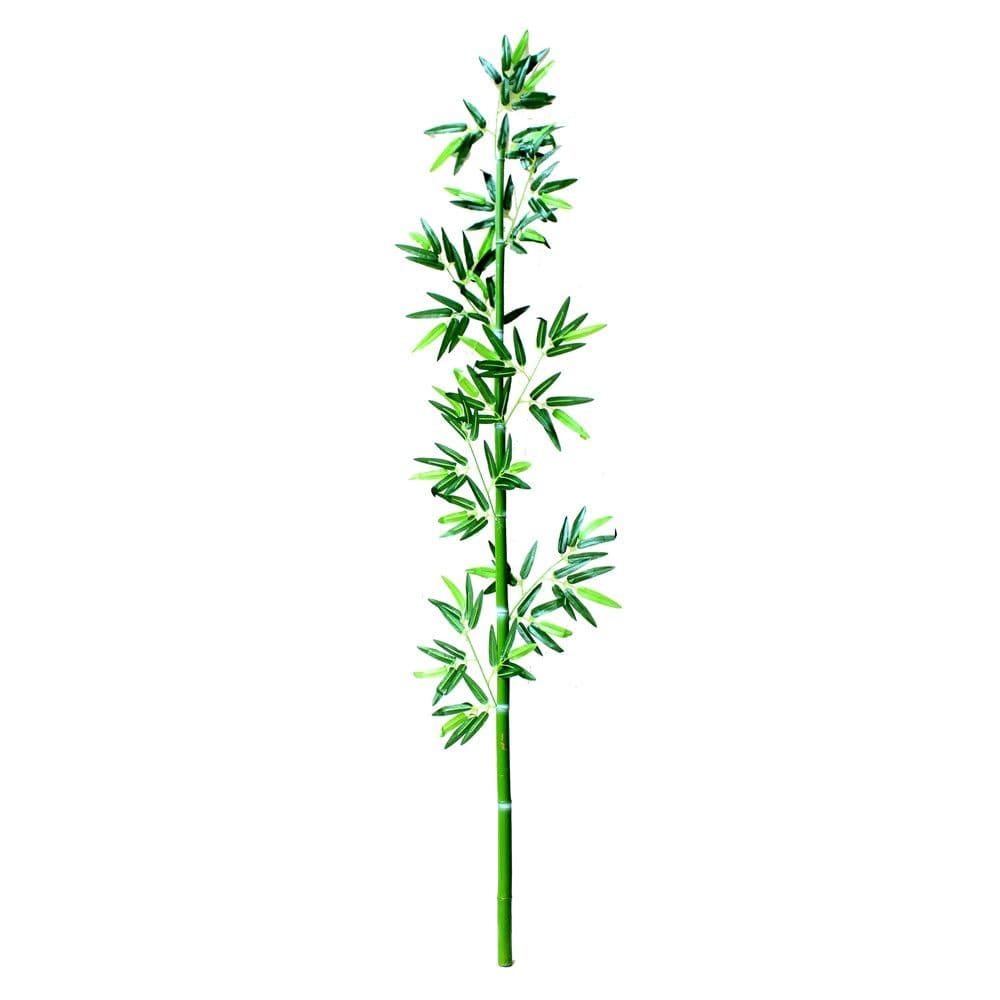 Shkop Bamboo, Ø0.5 cm, H200 cm, me gjethe artificiale, materiali plastik