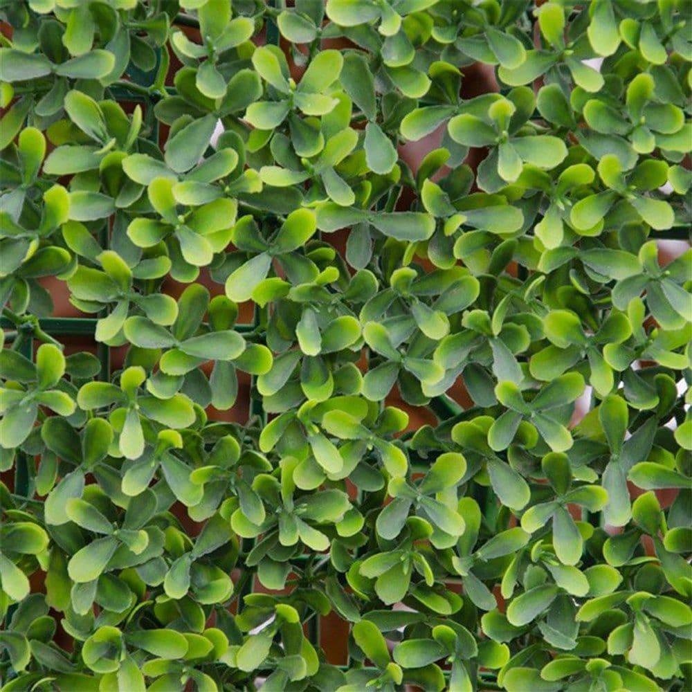 Gardh me gjethe artificiale, Giardino, 100x100 cm, 1740 gr/m², 690 gjethe/m², ngjyra jeshile me nuanca