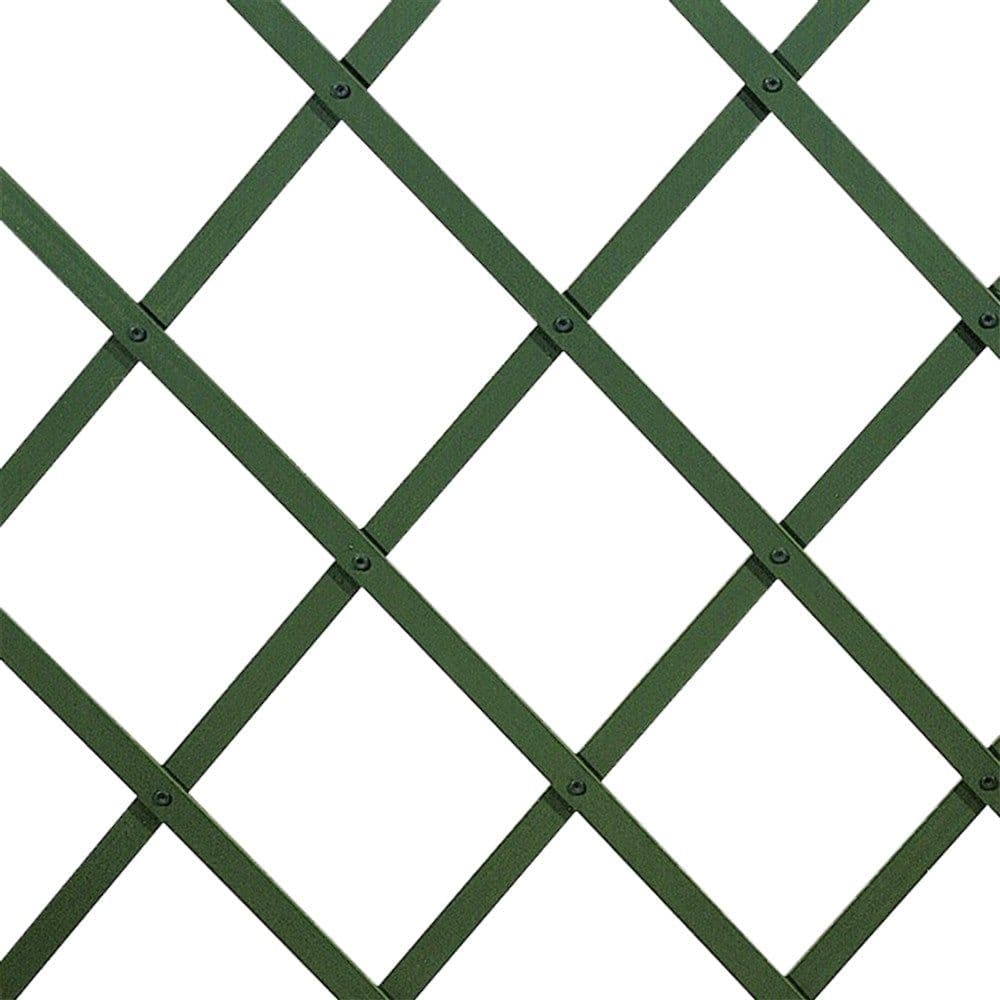 Gardh dekorues fizarmonikë, plastik, jeshile, 100x200 cm