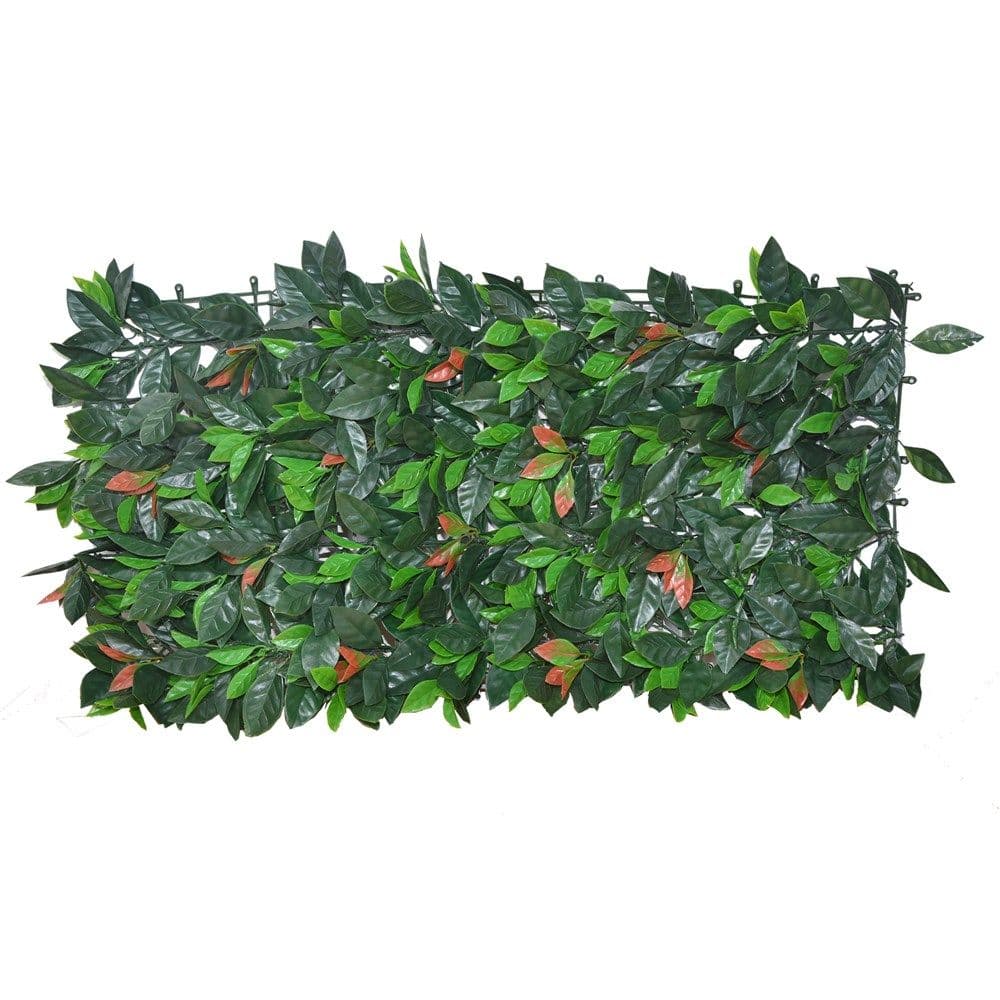 Gardh me gjethe artificiale, Giardino, 100x100 cm, ngjyra jeshile