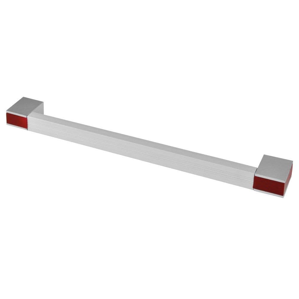 Dorezë për mobilje, e kromuar, e kuqe, 224 mm