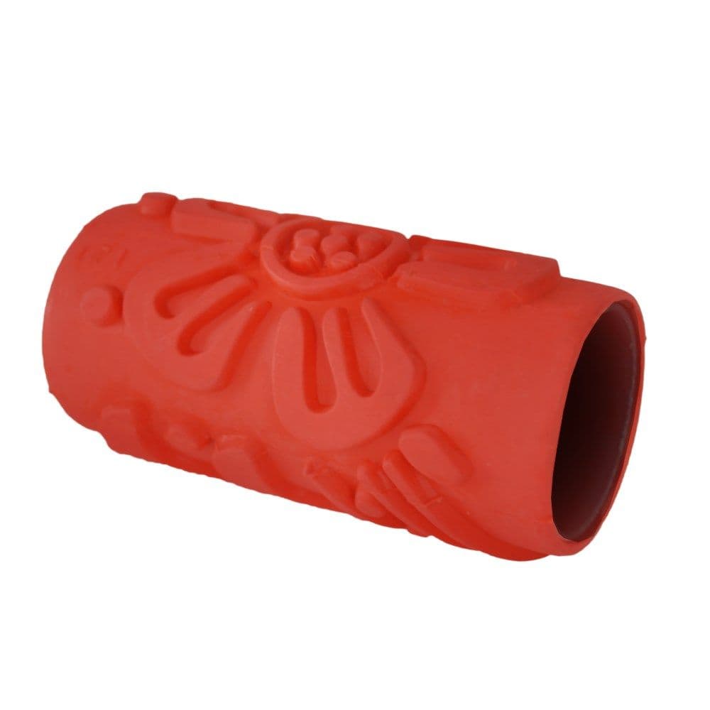 Rulon gome,me siperfaqe te gdhendur per dekorim,4''(10cm)