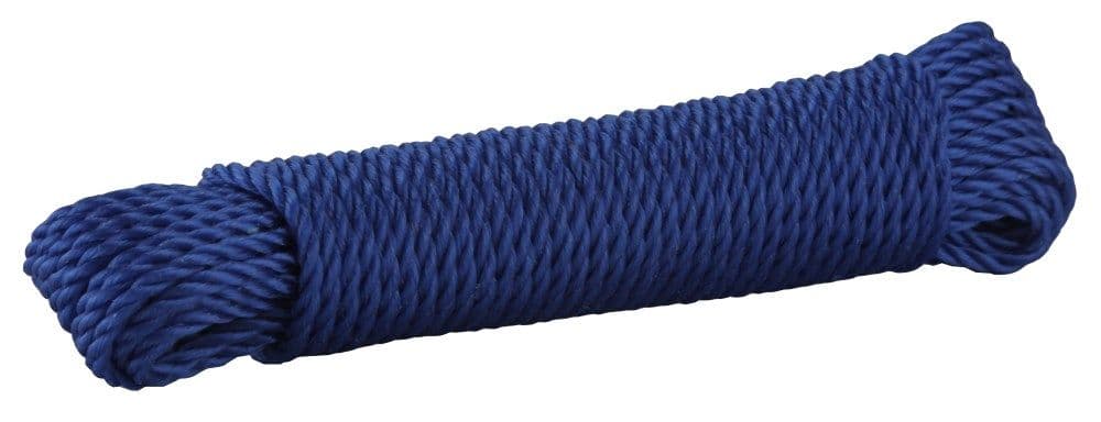 Litar me 3 thurje 4mmx15m,Materiali PP,Ngjyra Bardhe,Portokalli,Verdhe,Blu.Pesha 105gr