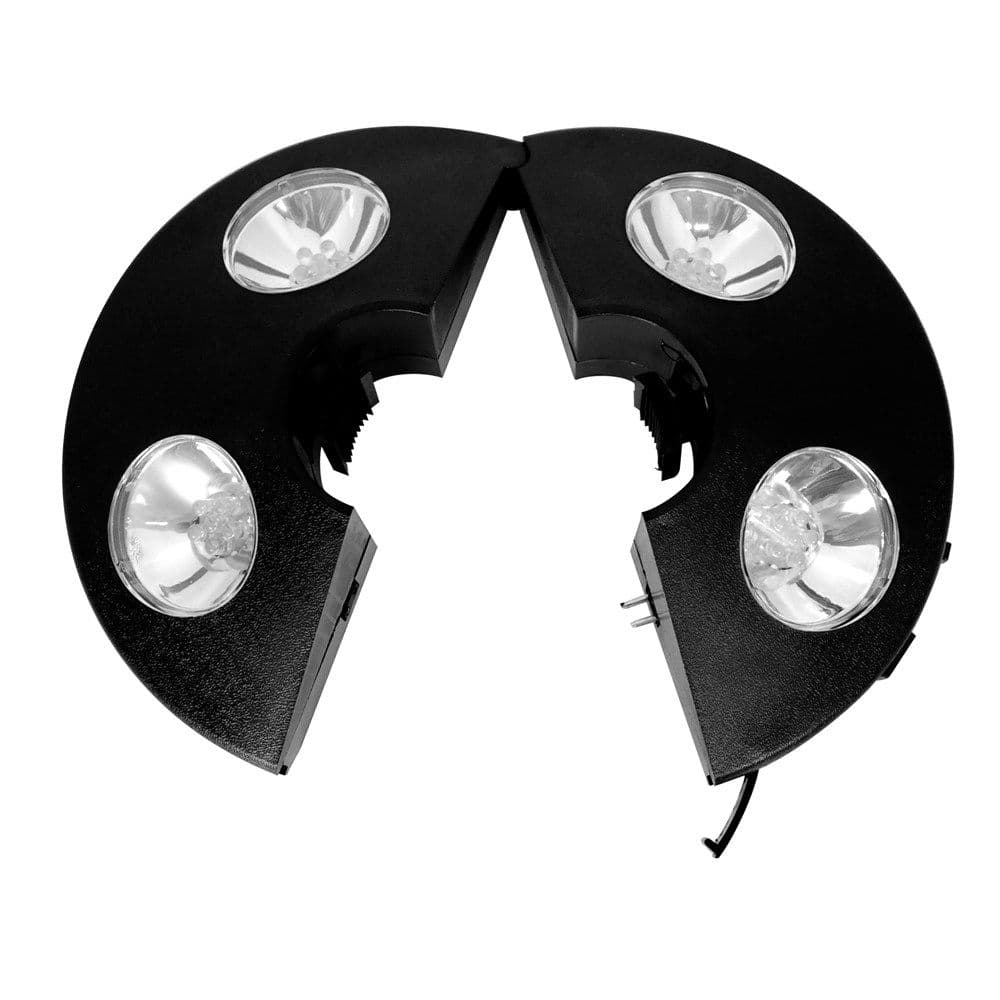 Llambë në formë sateliti, për çadra, 4 LED, Ø 30-45 mm, ndriçim i bardhë