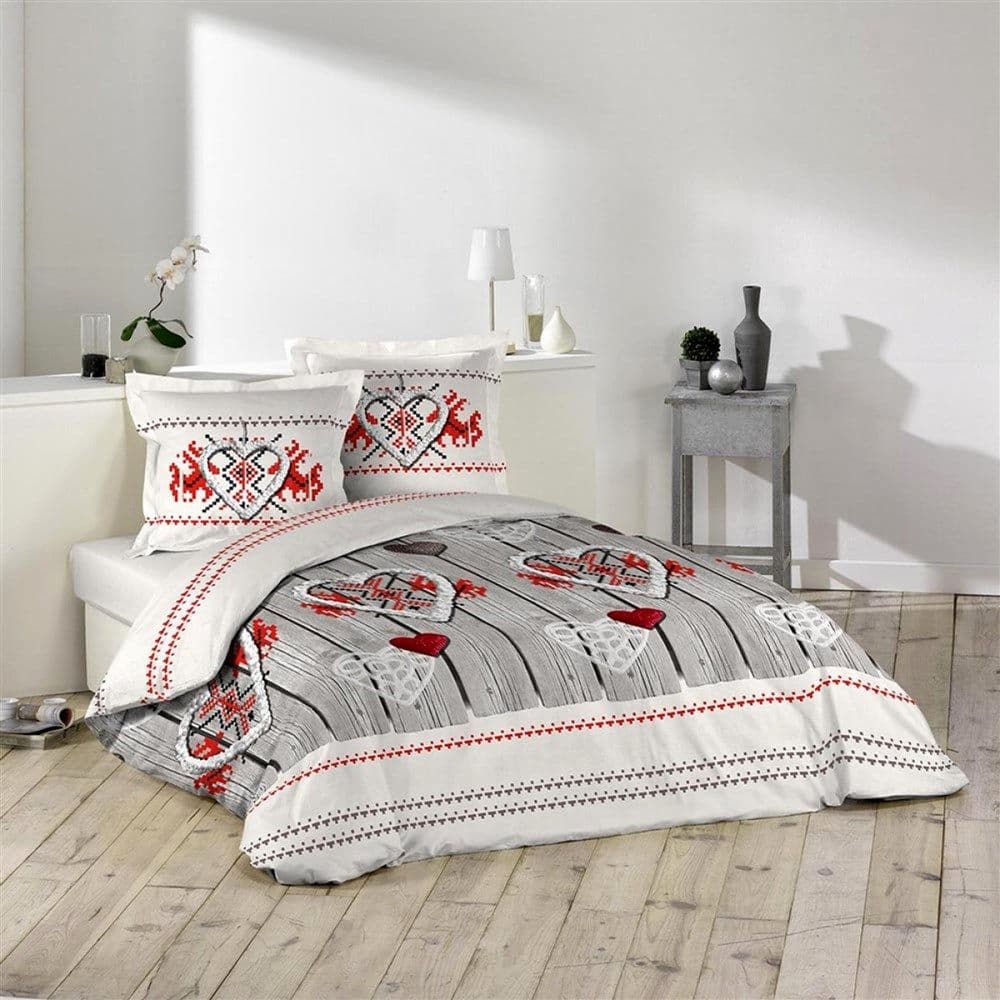 Çarçafë dopjo dhe këllëf jastëku, SWEET DREAM, pambuk, shumëngjyrëshe, çarçafi: 240x220 cm (x1), këllëf jastëku:63x63 cm (x2)