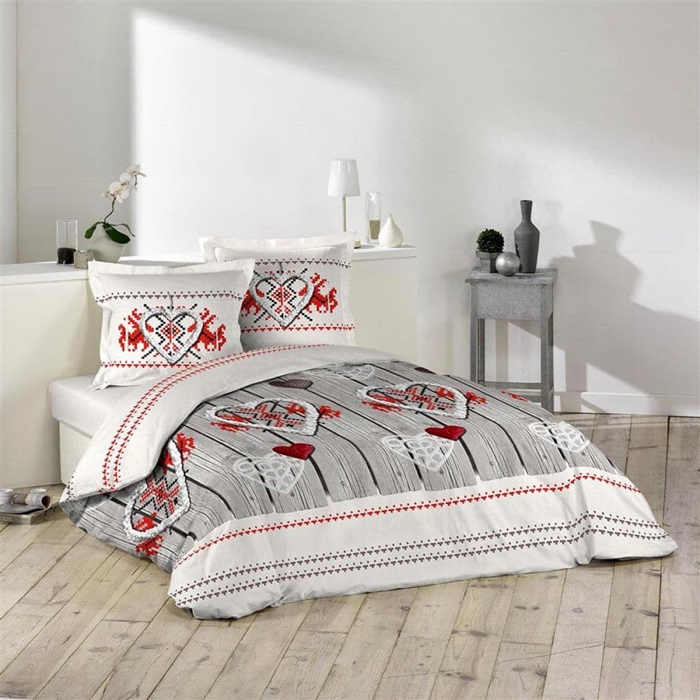 Çarçafë dopjo dhe këllëf jastëku, SWEET DREAM, pambuk, shumëngjyrëshe, çarçafi: 260x240 cm (x1), këllëf jastëku:63x63 cm (x2)