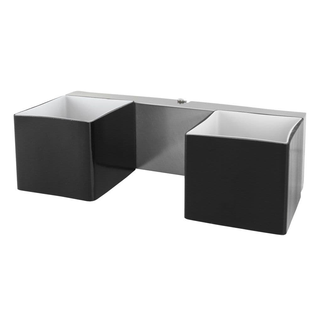 Ndricues muri dysh xhami i zi.G9 2X40W Llampat te perfshira