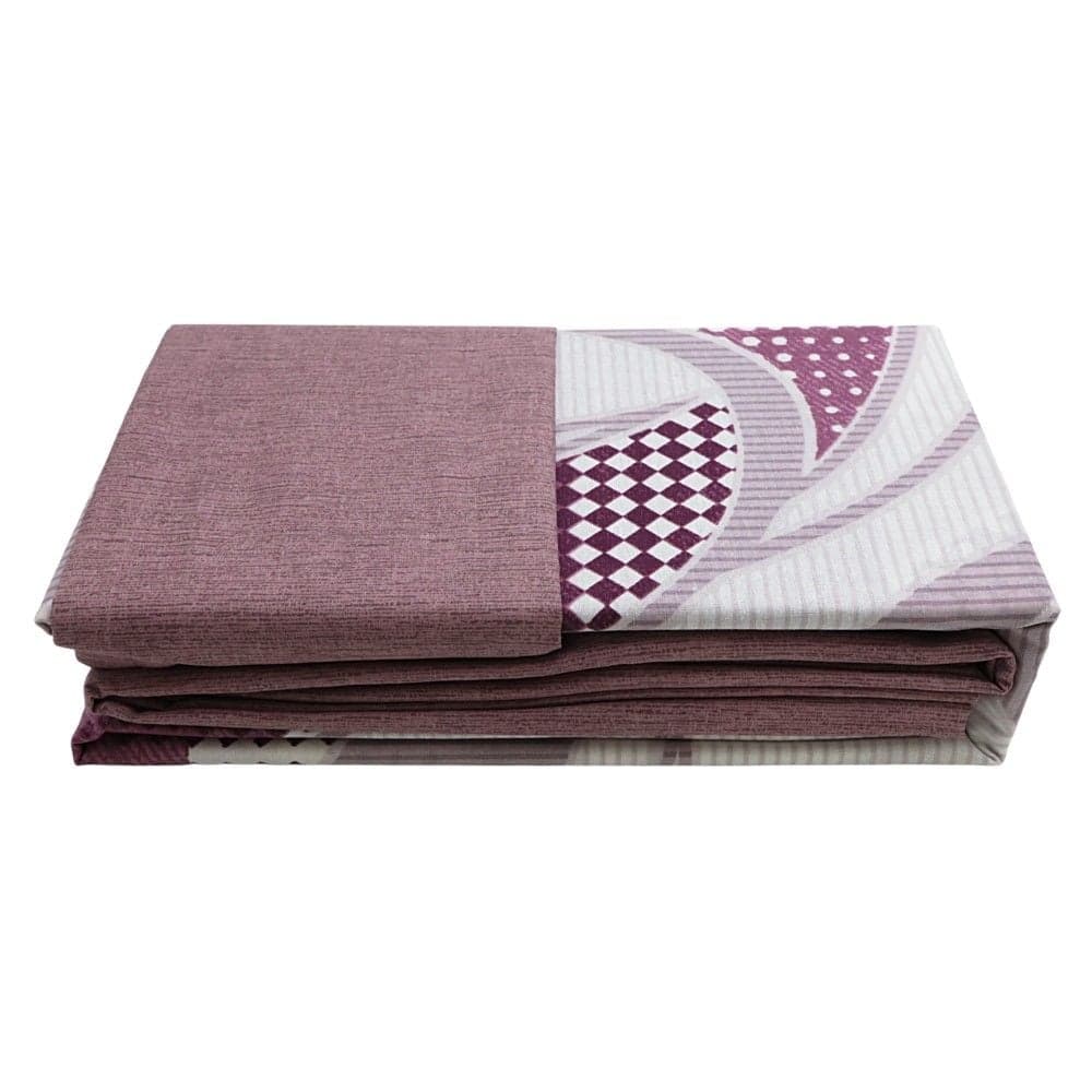 Çarçafë set HomeLife, tek, poliester dhe pambuk, gri/e kuqe/e zezë, 160x240 cm; 90x190 cm+ 25 cm(me llastik); 50x80 cm (x1)