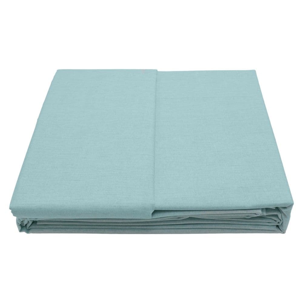 Çarçafë set HomeLife, dopjo, 20% poliester/ 80% pambuk, mente, 240x240 cm; 160x190 cm; 50x80 cm (x2)