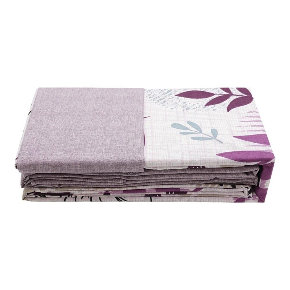 Çarçafë set HomeLife, tek, 20% poliester/ 80% pambuk, kafe me lule, 160x240 cm; 90x190 cm; 50x80 cm (x1)