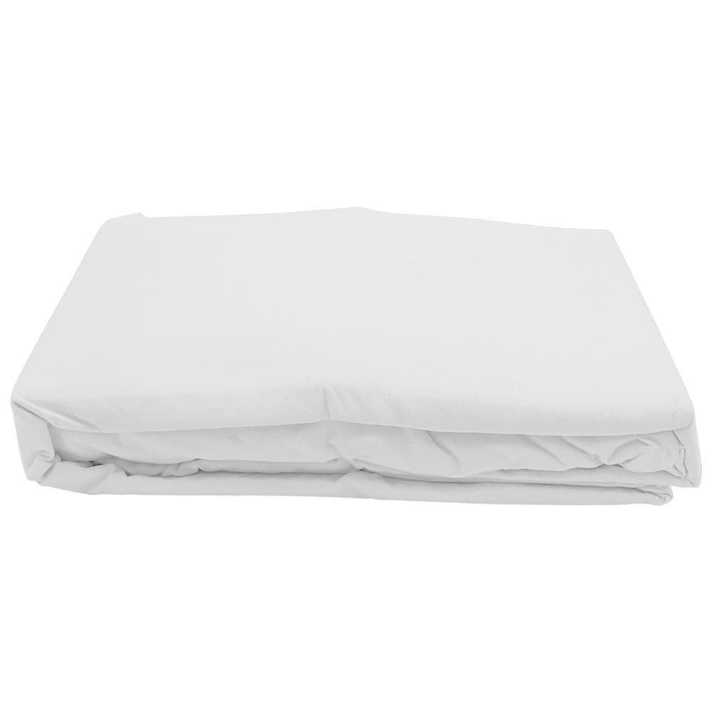 Çarçaf set, dopjo, mikrofibër, e bardhë, 240x260 cm; 160x200+30 cm; 50x80+10 cm (x2)