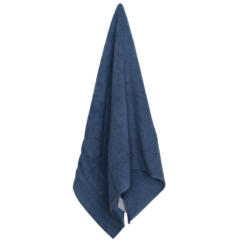 Peshqir fytyre, pambuk, blu, 50x90 cm, 450 gr/m²