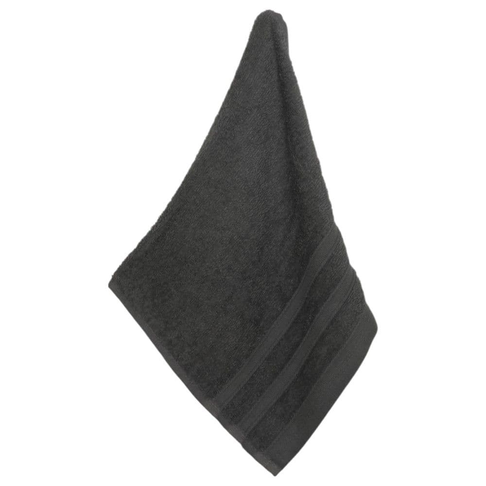 Peshqir duarsh, pambuk, gri, 30x50 cm, 450 gr/m²