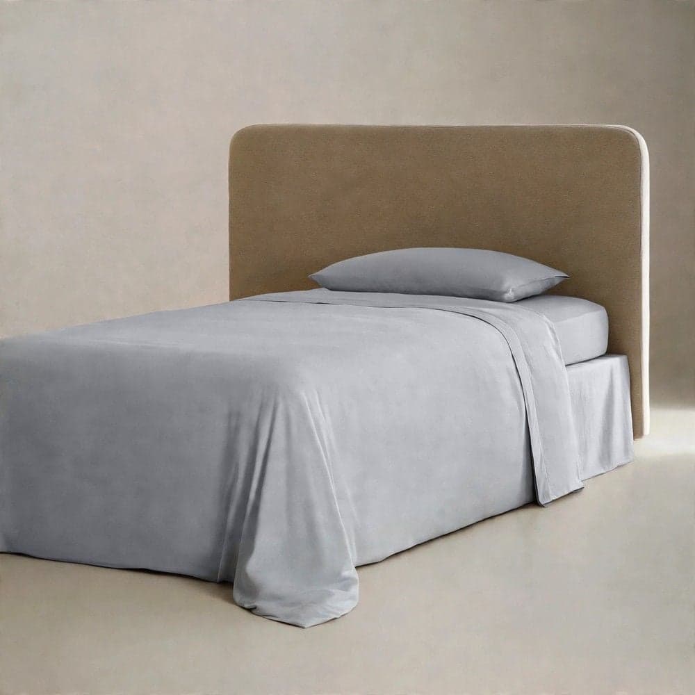 Çarçaf set, tek, 100% poliestër, blu e hapur, 160x240 cm (pa llastik); 90x200+30 cm (me llastik); 50x80+10 cm