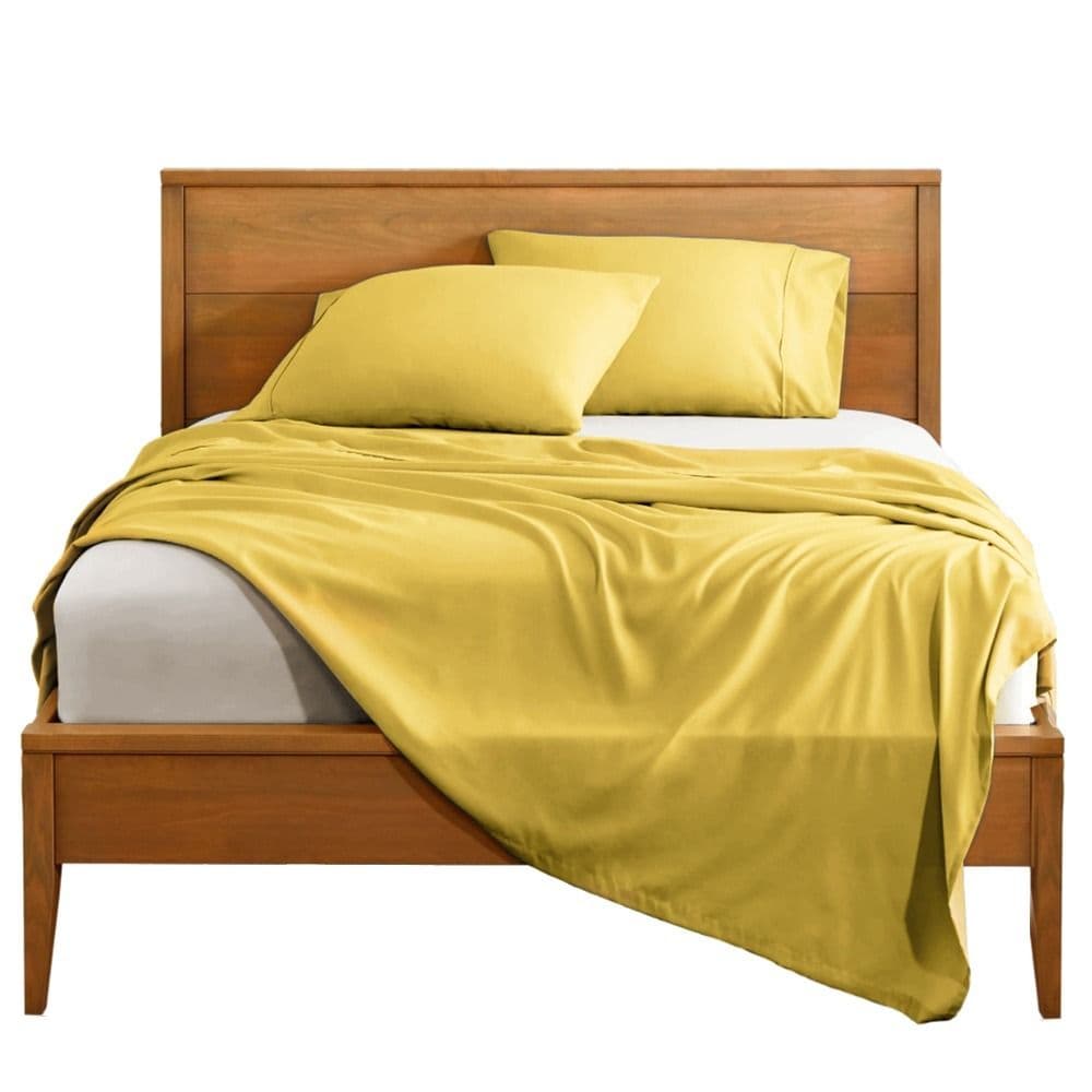 Çarçaf dopjo set, 100% pambuk, bezhë/portokalli, 240x260 cm; 160x200+30 cm (me llastëk); 50x75 cm