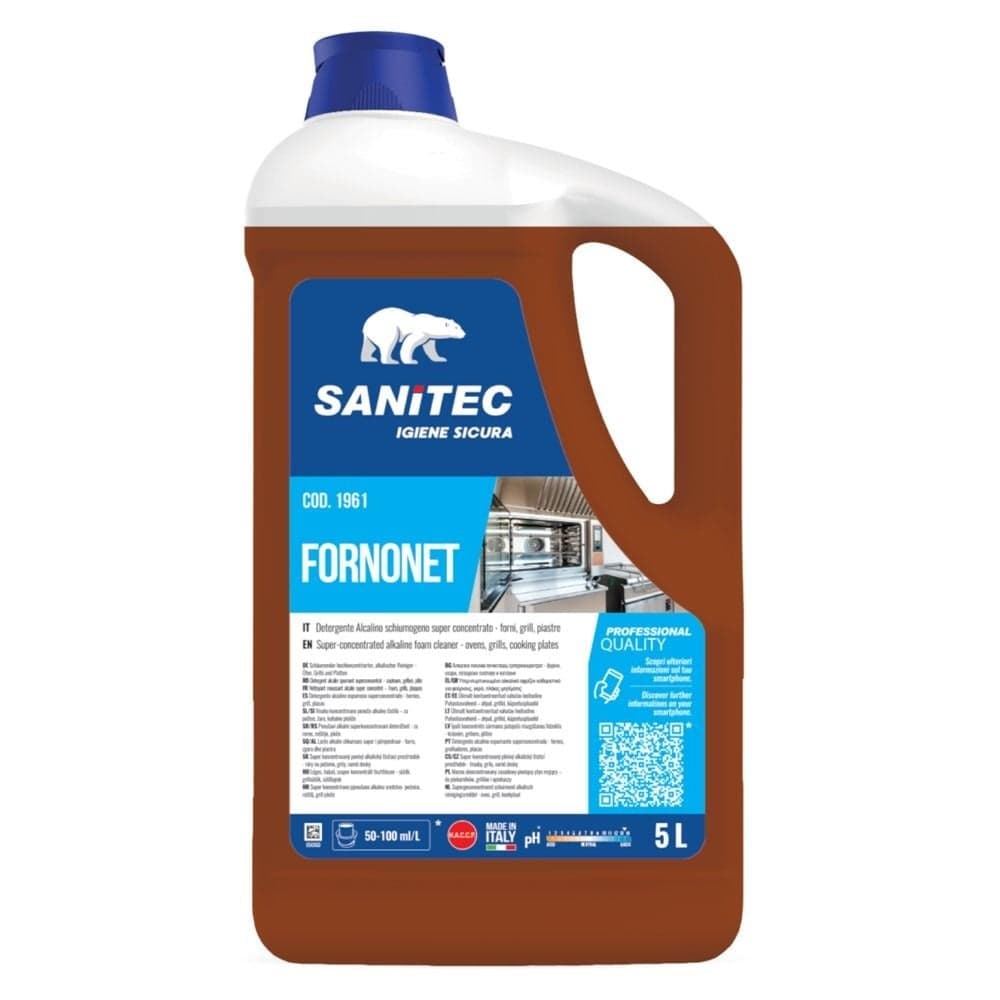 Detergjent pastrimi, "Sanitec", Fornonet, kundër yndyrnave, 5 kg, 1 copë