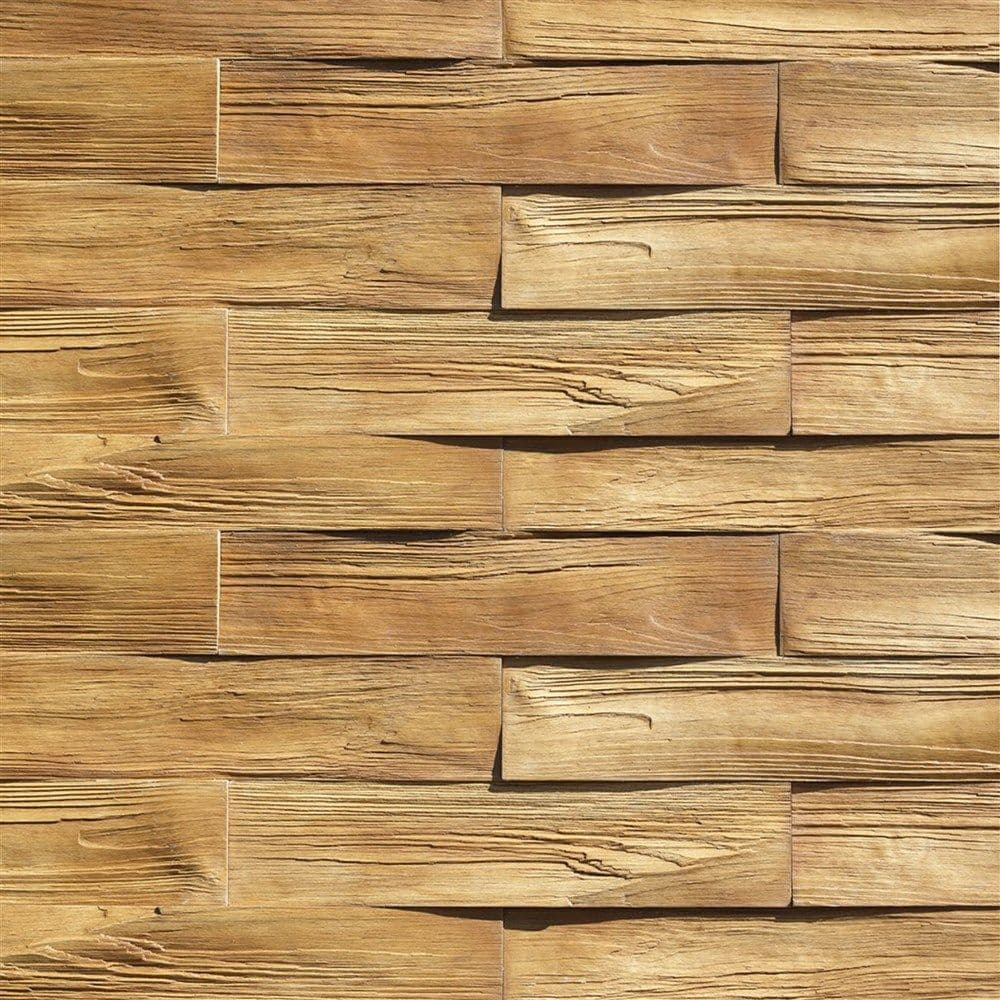 Pllakë veshje TIMBER 1, druri, 530x117xH12-28 mm, 1 kuti= 0.43 m2= 7 copë, përbërja me bazë çimento, përdorimi- jashtë/ brenda