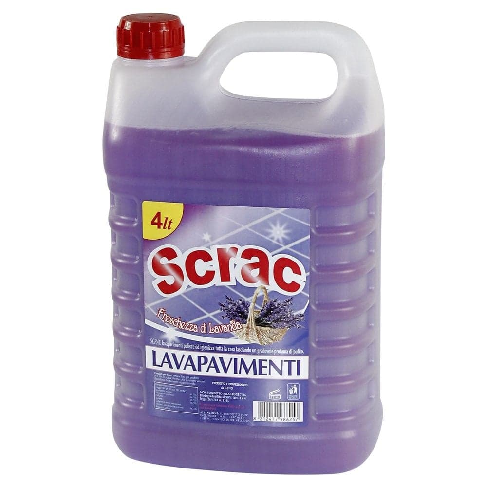 Detergjent pastrimi për pllaka, "Scrac", lavanda, 4 lt, 1 copë