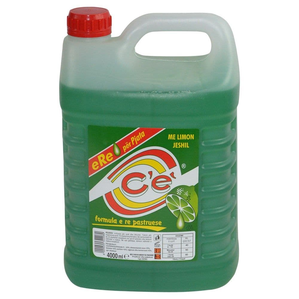 Detergjent pastrimi për enët,, "C'e", 4 lt, limon, 1 copë