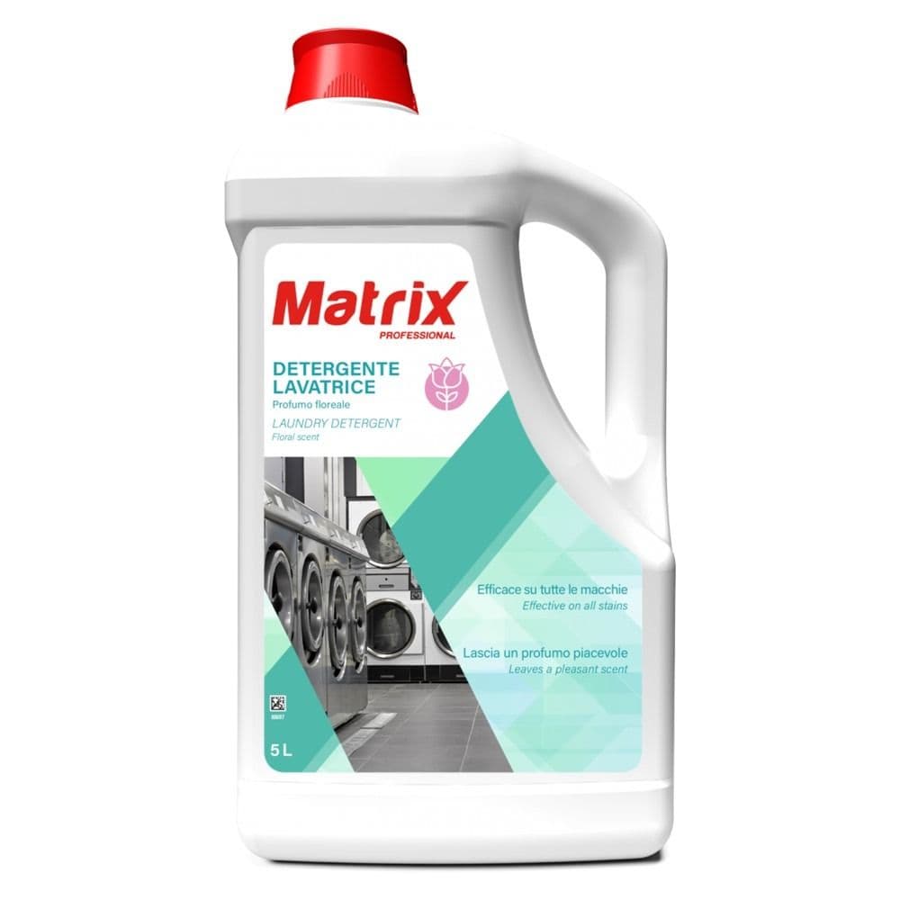 Detergjent rrobash, "Matrix", të bardha dhe me ngjyra, arome lulesh, 5 kg, 1 copë