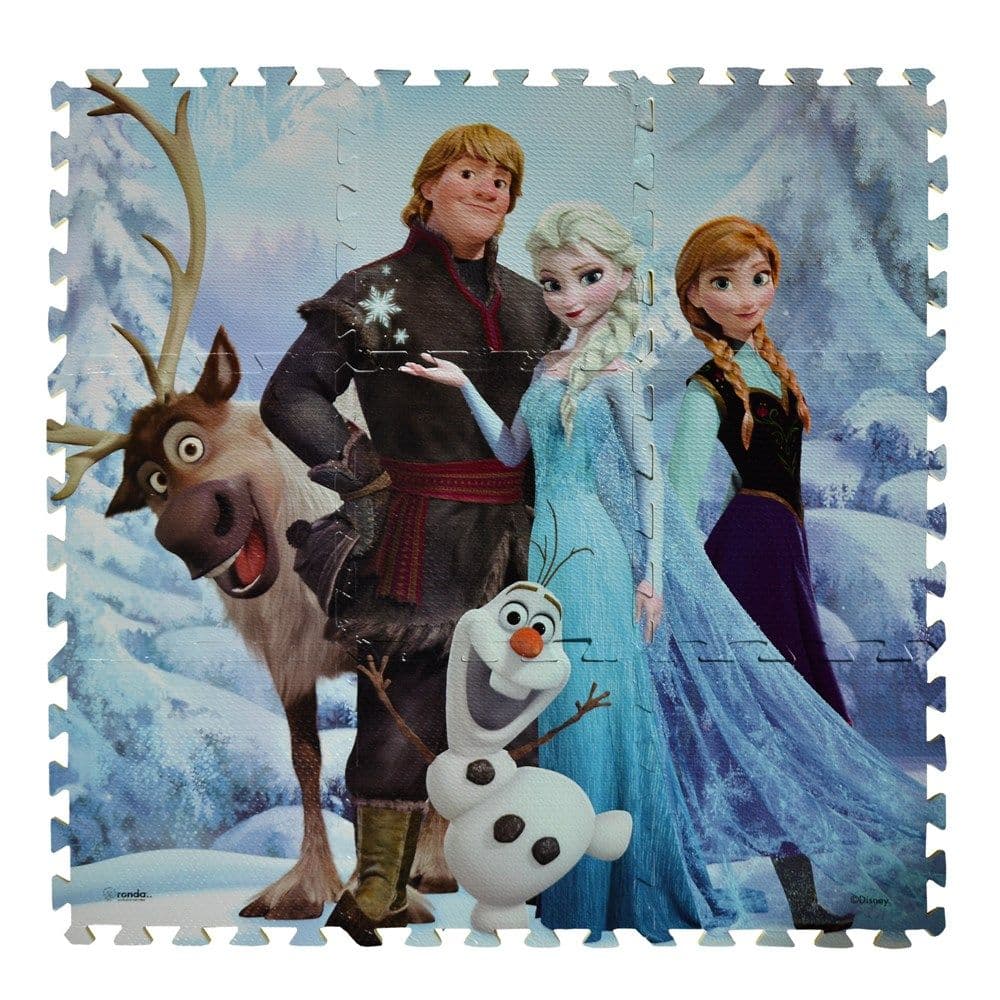 Tapet puzzle, Frozen, EVA, mikse, 31x31 cm, 9 copë, 1 pako