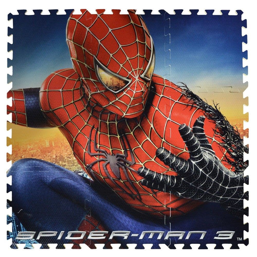 Tapet puzzle, Spiderman, Eva, mikse, 31x31 cm, 9 copë, 1 pako