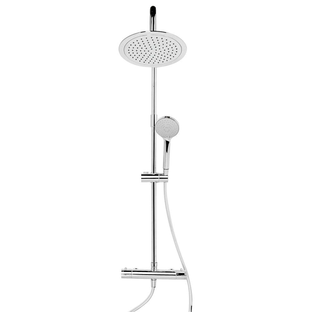 Kollone dushi me termostat ANGEL, 34x9x102.5 cm, material metalik dhe ABS